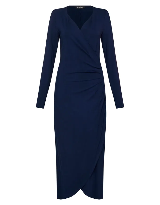 Adelphi Dress Navy - Australian Made