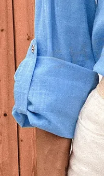 Formal Women's Roll Up Sleeve Button Up Shirt