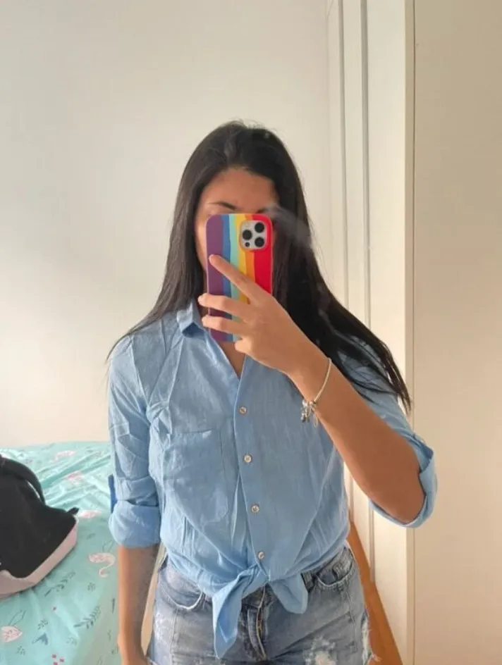 Formal Women's Roll Up Sleeve Button Up Shirt