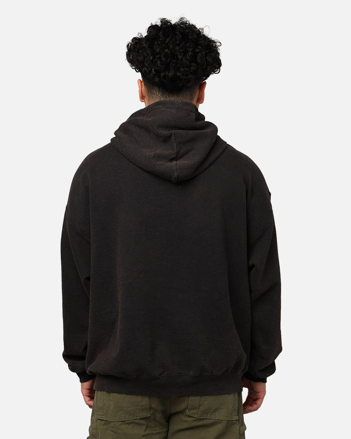 Goat Crew Crazed Vintage Hoodie Black Wash