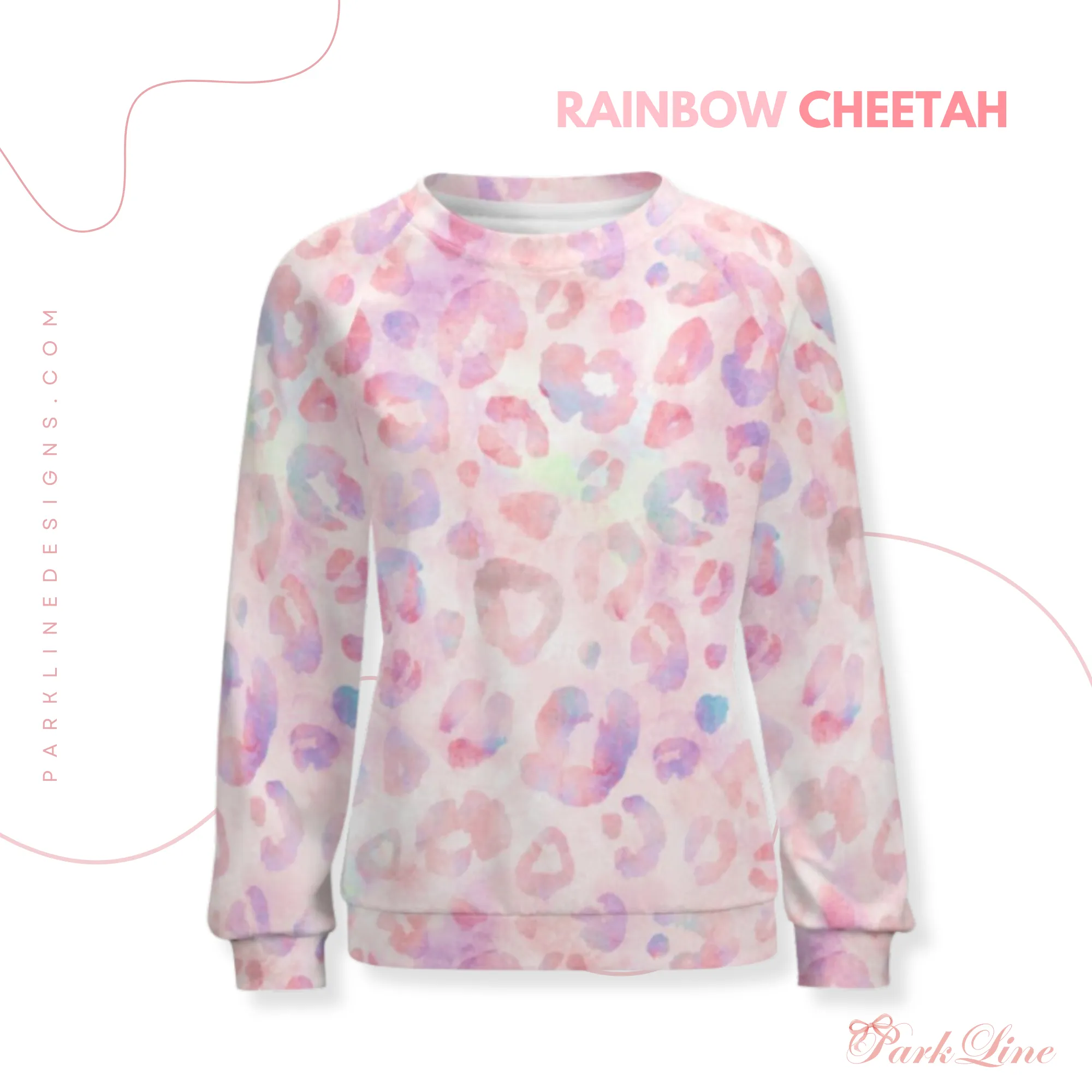 Golden Florals | Women’s Raglan Sweatshirt | Cozy Autumn & Winter Crewneck