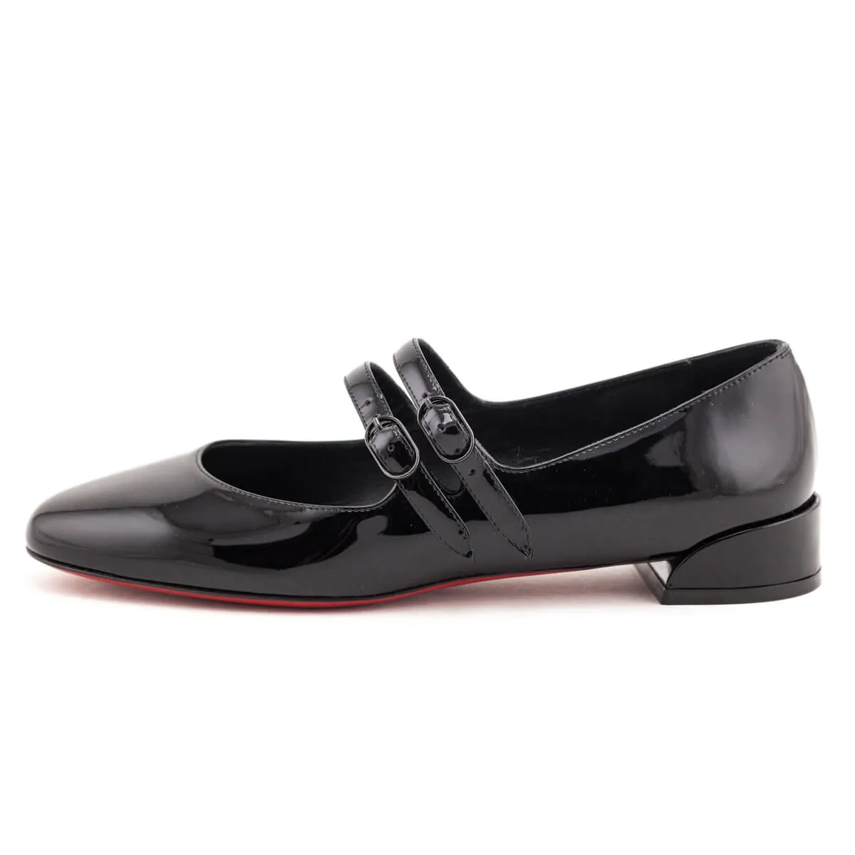 Louboutin Black Patent Sweet Jane Flat Size US 6 | IT 36
