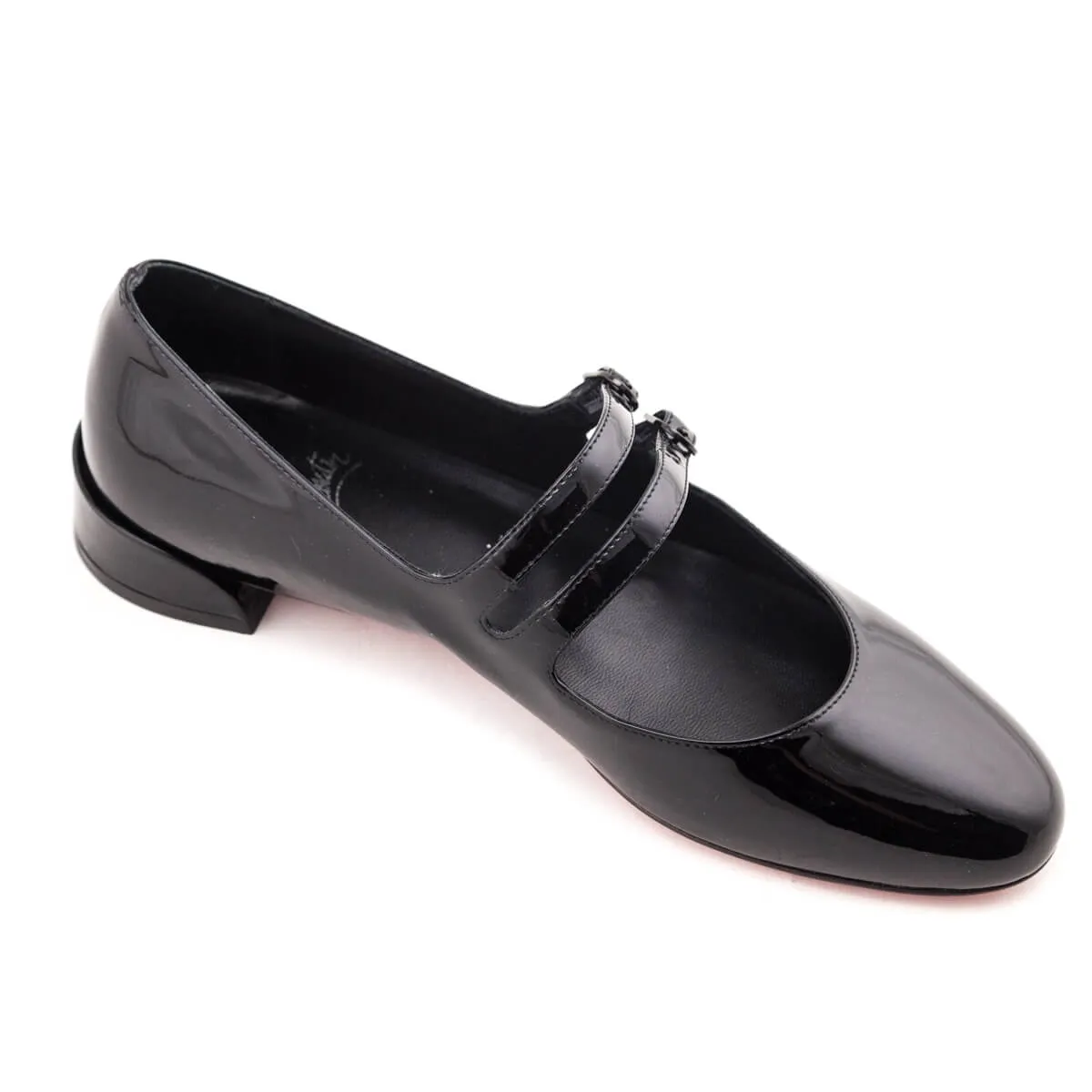 Louboutin Black Patent Sweet Jane Flat Size US 6 | IT 36