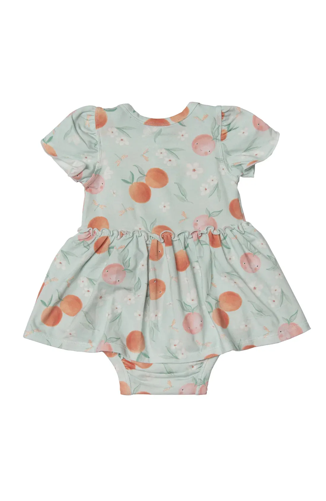 LouLou Lollipop Bodysuit Dress - Peaches