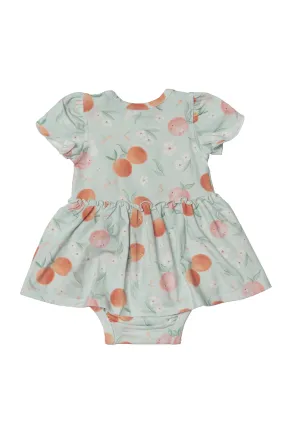 LouLou Lollipop Bodysuit Dress - Peaches