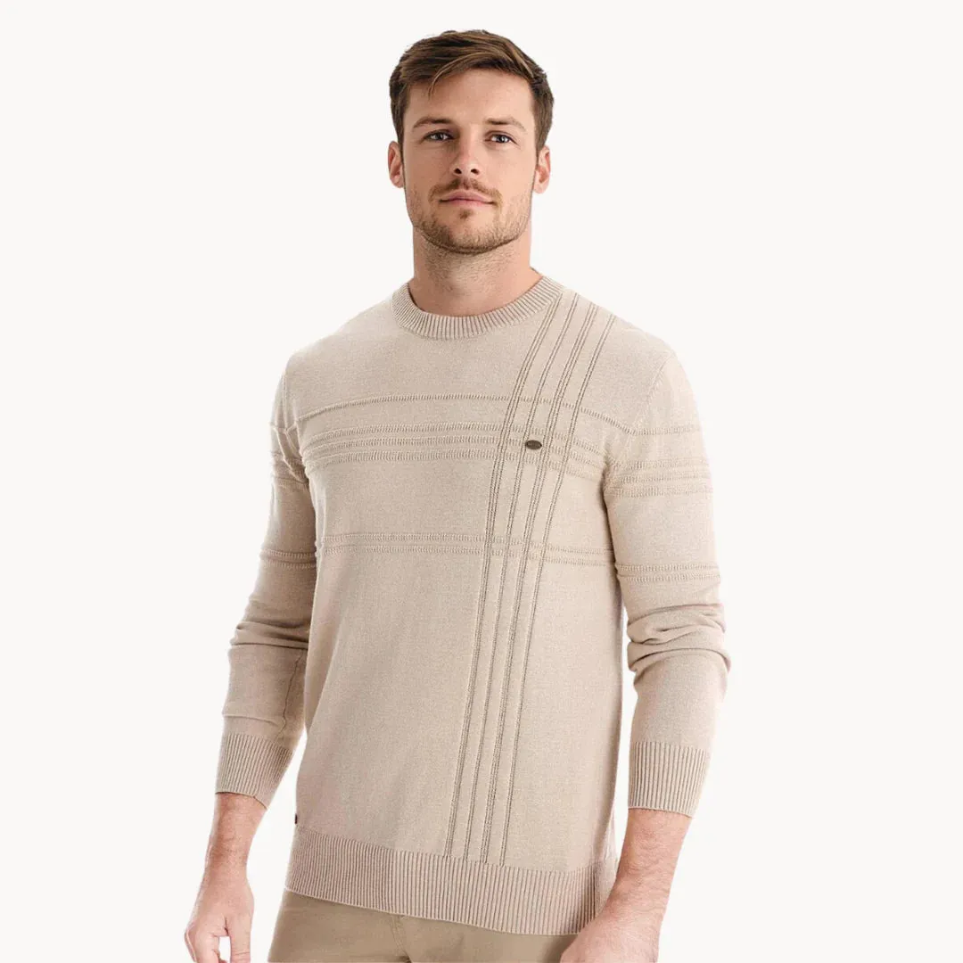 PAUL | MENS PULLOVER WITH DIAMOND PATTERN