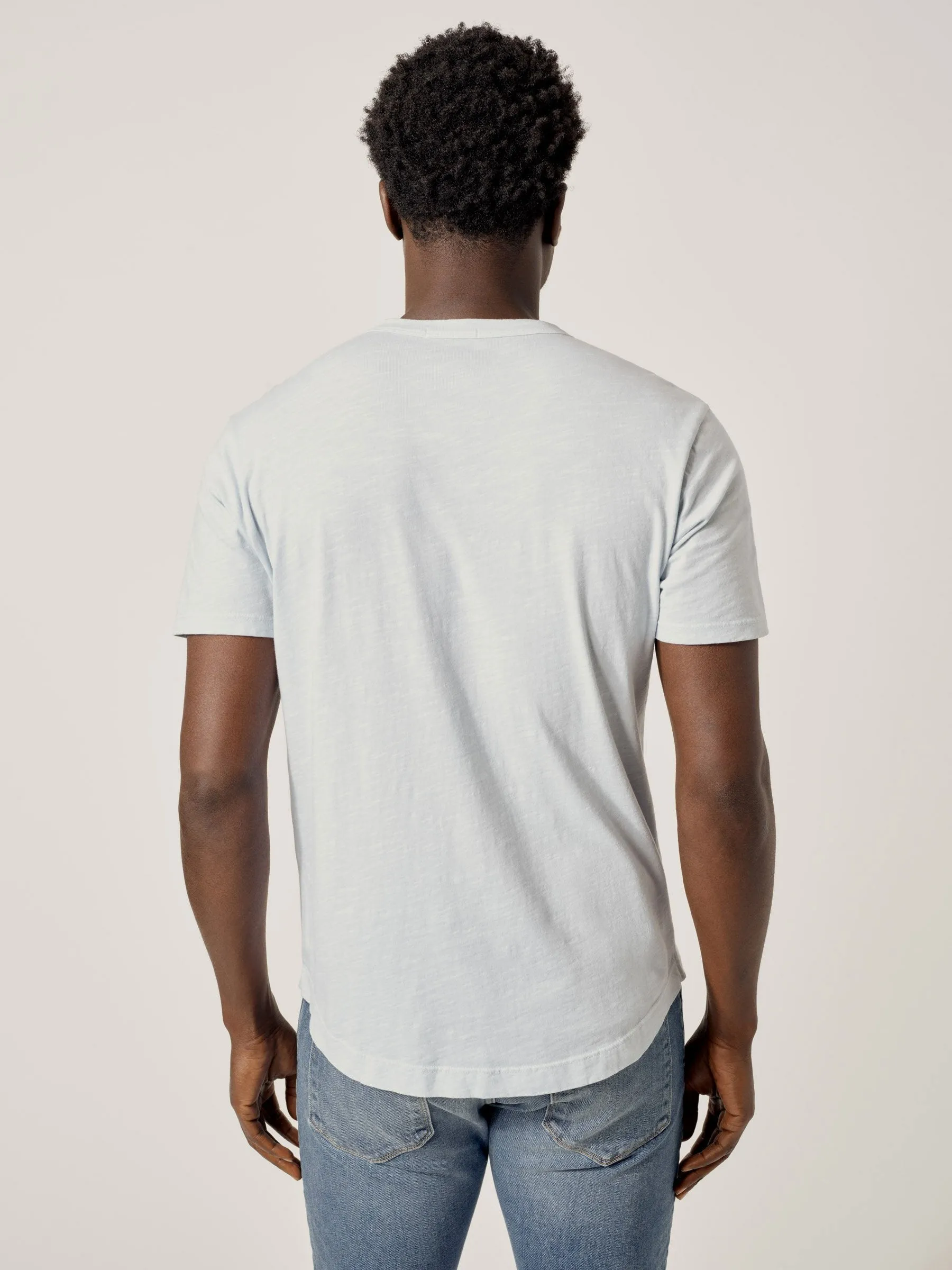 Taos Venice Wash Costa Curved Hem Tee
