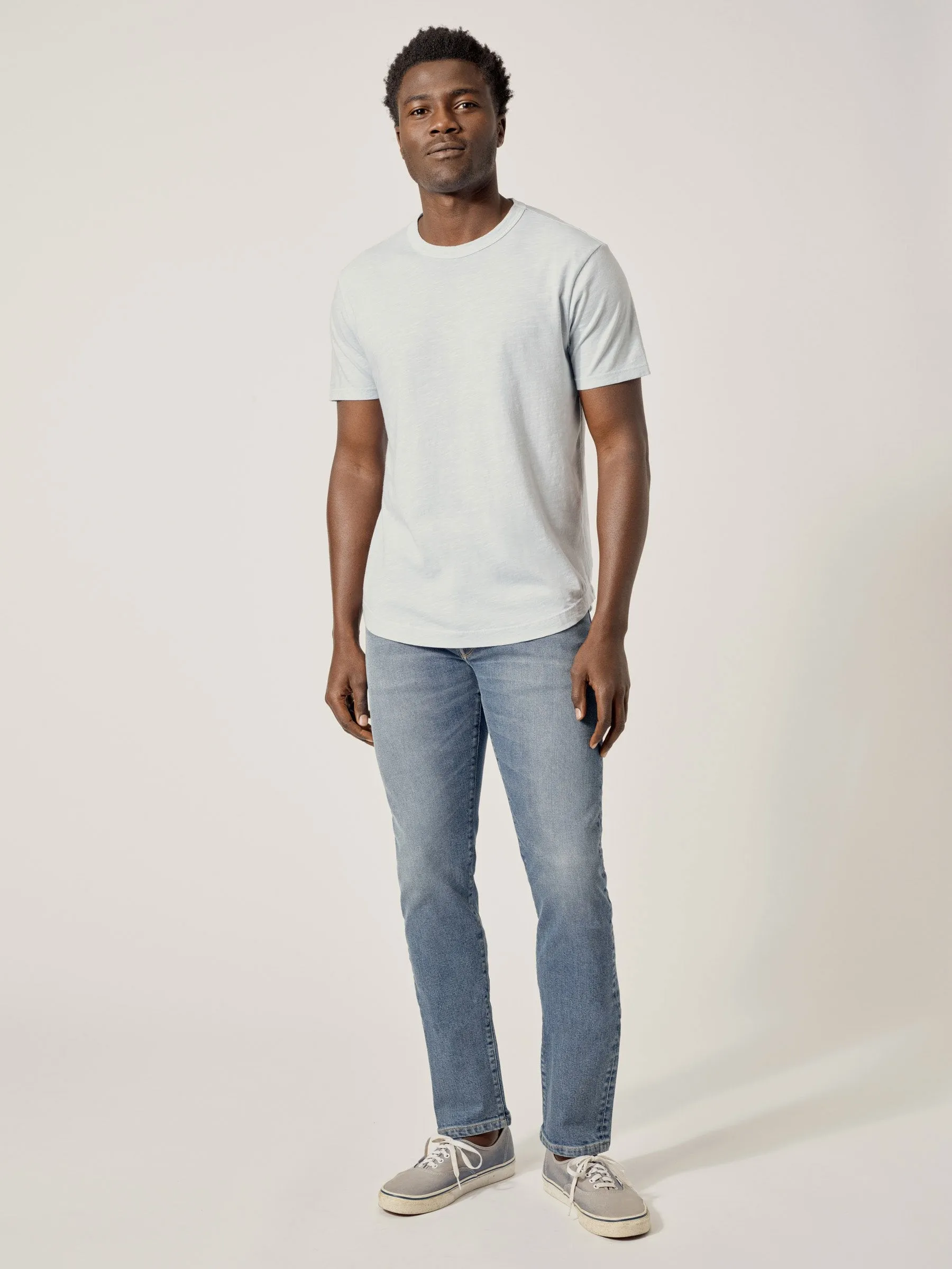 Taos Venice Wash Costa Curved Hem Tee