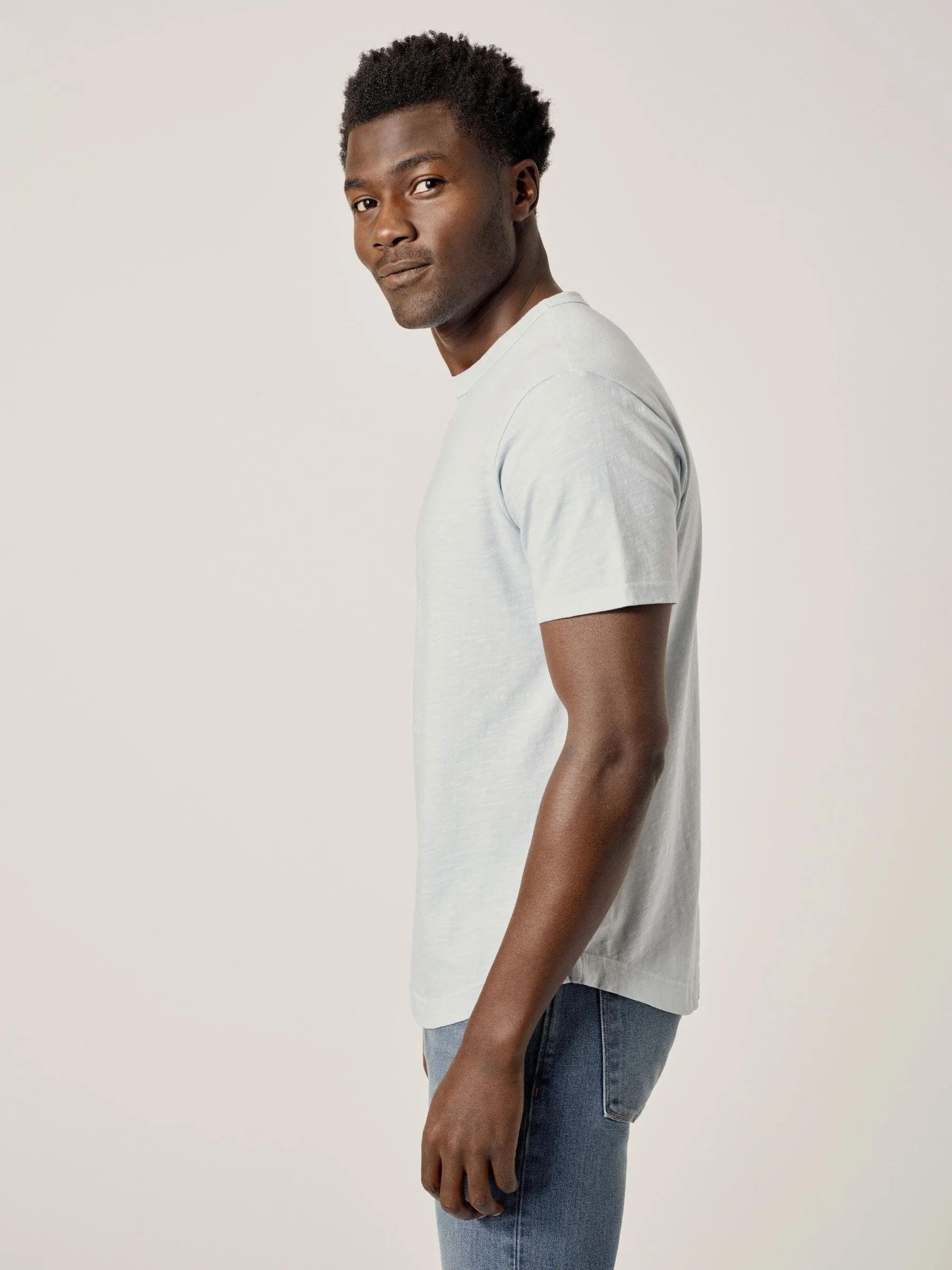 Taos Venice Wash Costa Curved Hem Tee