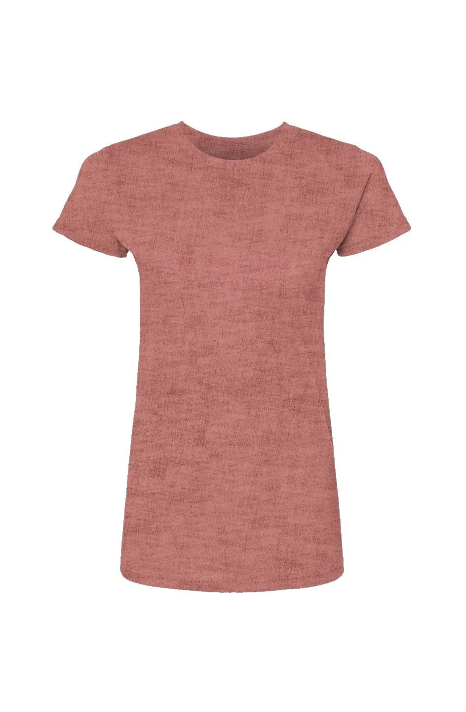 Women's Heather Red Poly-Rich T-Shirt